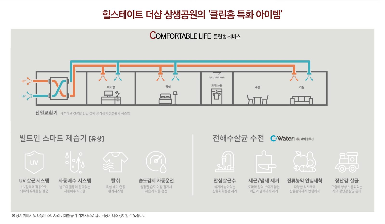 클린홈 특화 아이템